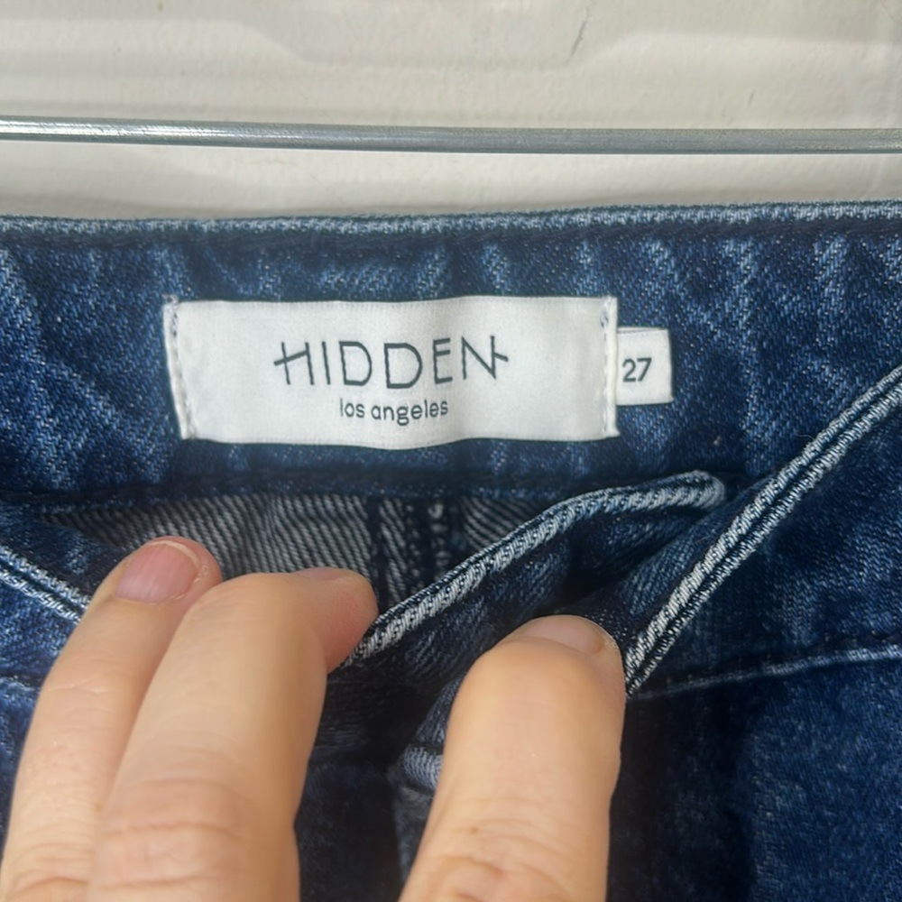 NWT HIDDEN HD9371B-DK Alyx Low Slung High Rise Baggy Jean Size 27 - Picture 11 of 16